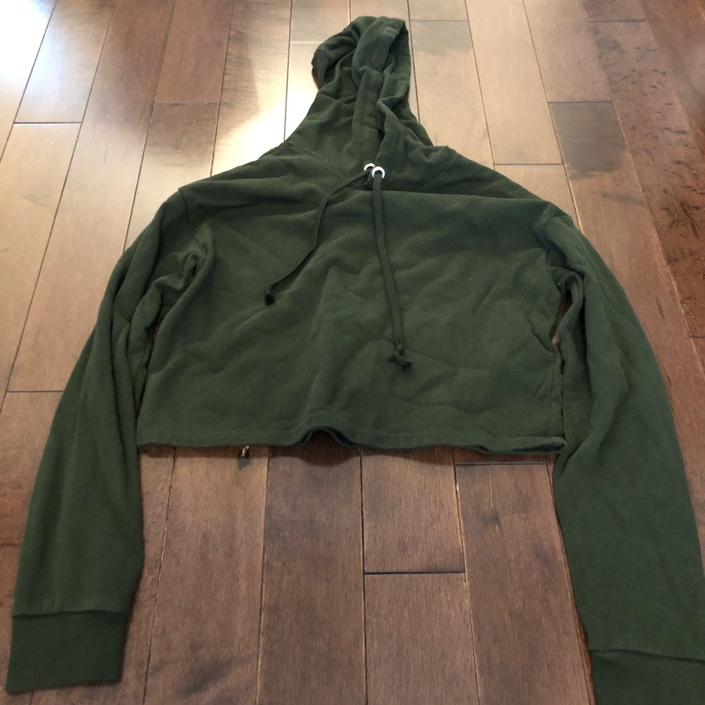 H&M crop top hoodie